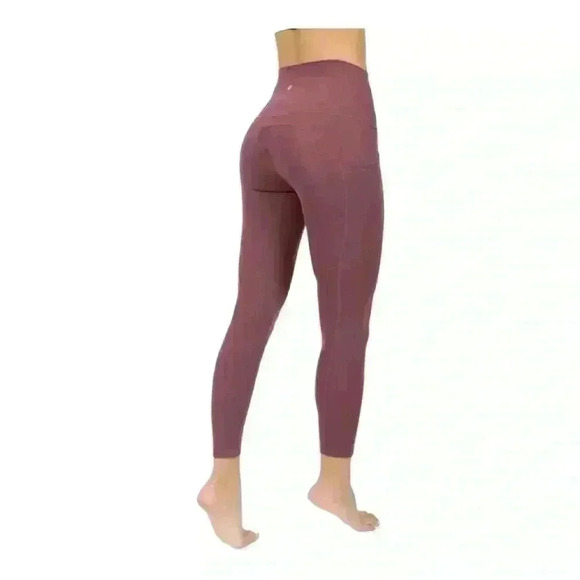 Women’s Yogalicious High Waist Side Pocket 7/8 Ankle Legging-NWT - Picture 4 of 8
